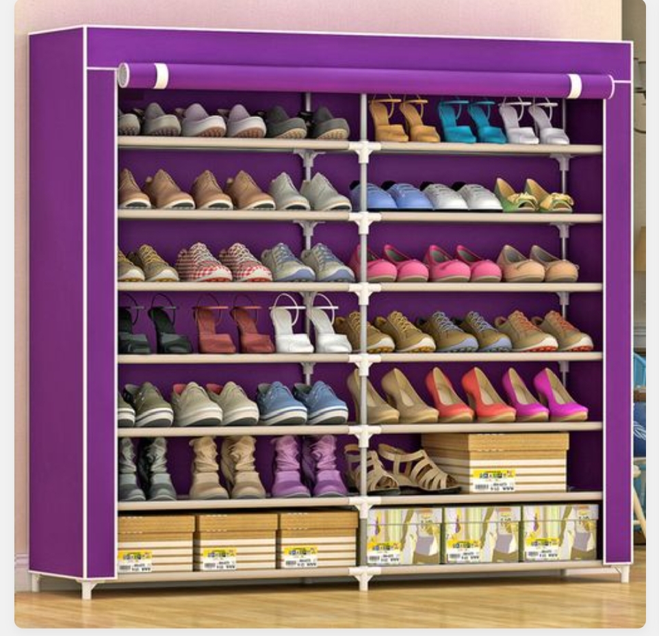 Wardrobe shoe racks and prices in Nigeria